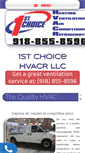 Mobile Screenshot of 1stchoicehvacr.com